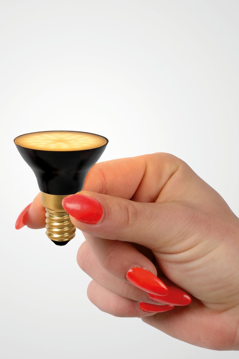 Lucide G45 - LED žiarovka - Ø 4,3 cm - LED Rozm. - E14 - 1x5W 2700K - 3 StepDim - Čierny